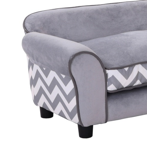 PawHut Dog & Cat Sofa Bed For XS-Sized Dogs, Cat Sofa With Soft Cushion