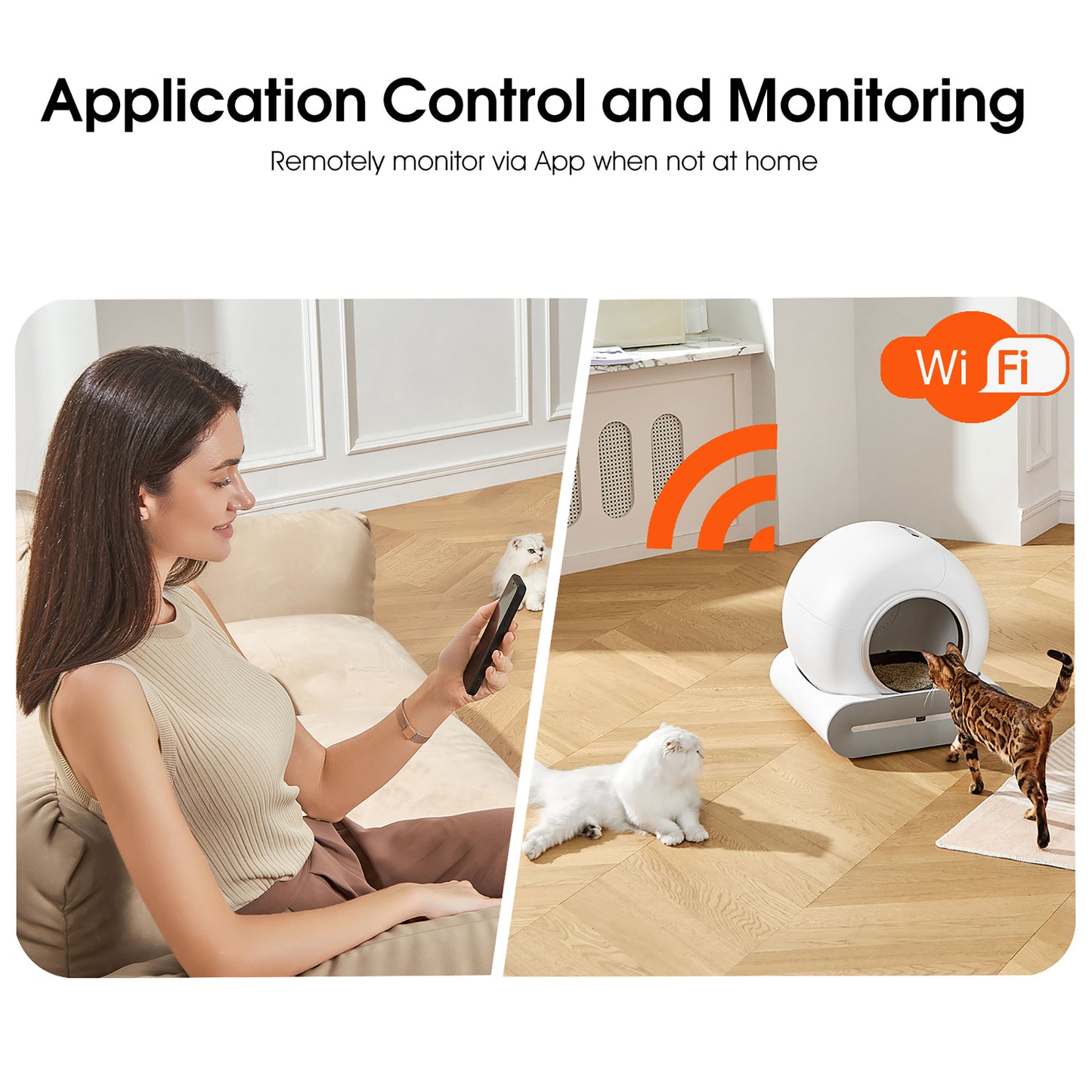 Smart Self-Cleaning Litter Box