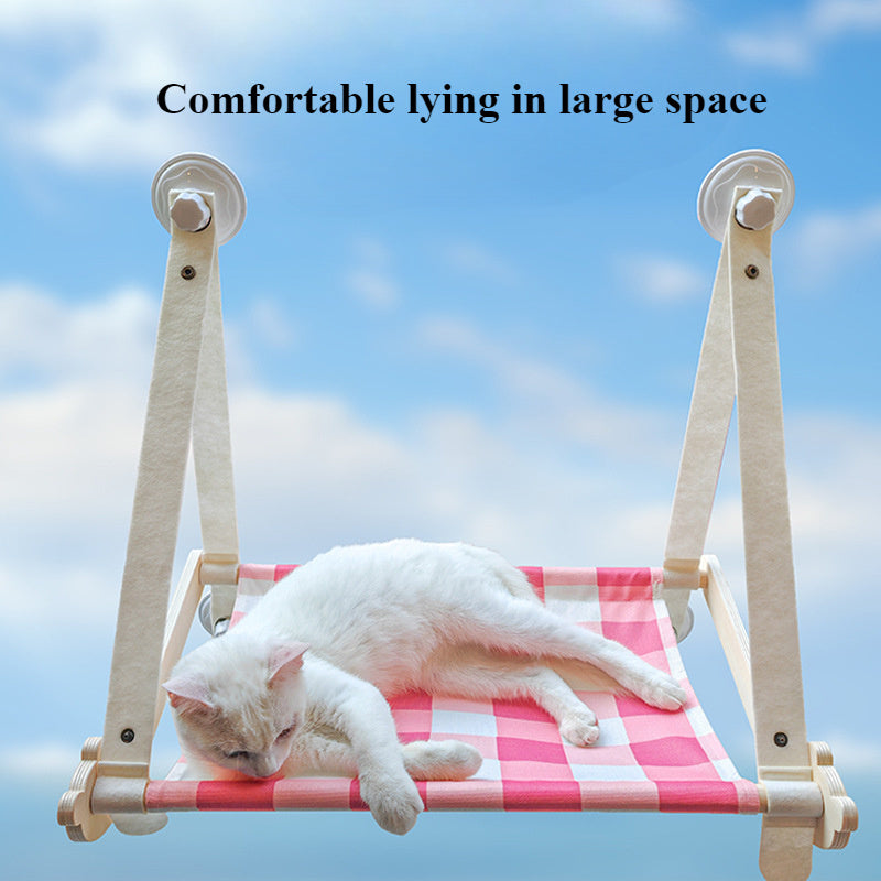 Durable Wooden Cat Hammock