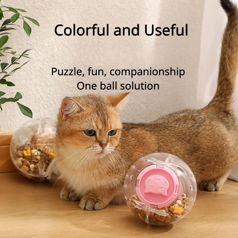 Slow Feeder Treat Ball Toy