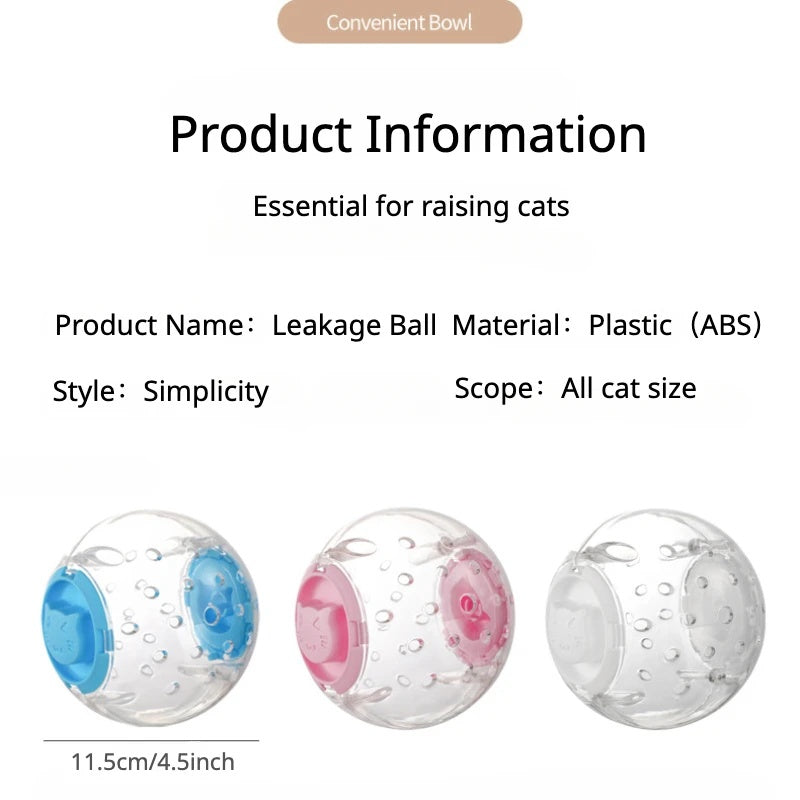 Slow Feeder Treat Ball Toy