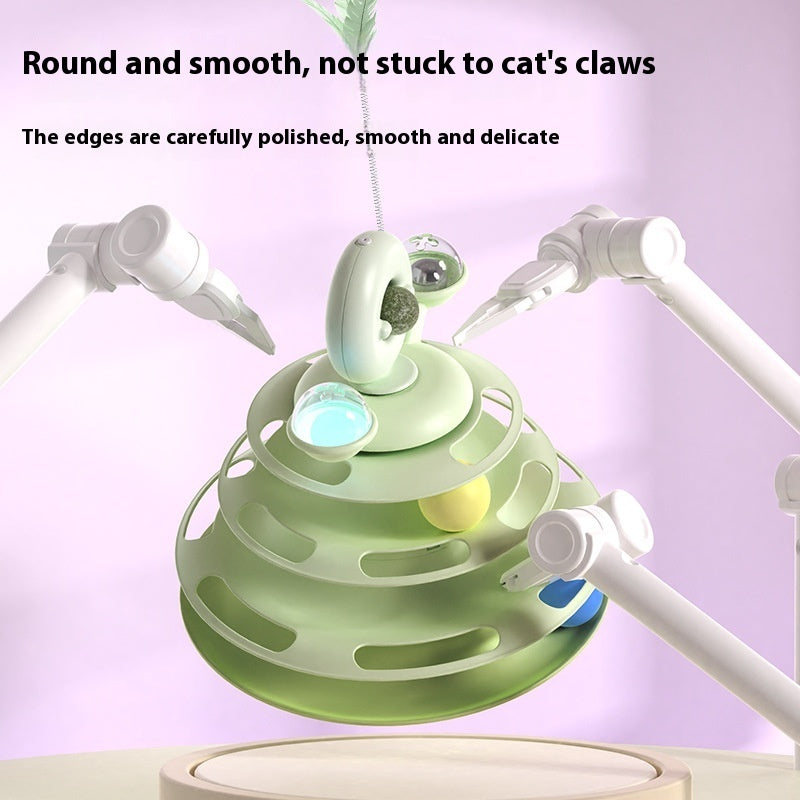 "4-Level Cat Toy Tower