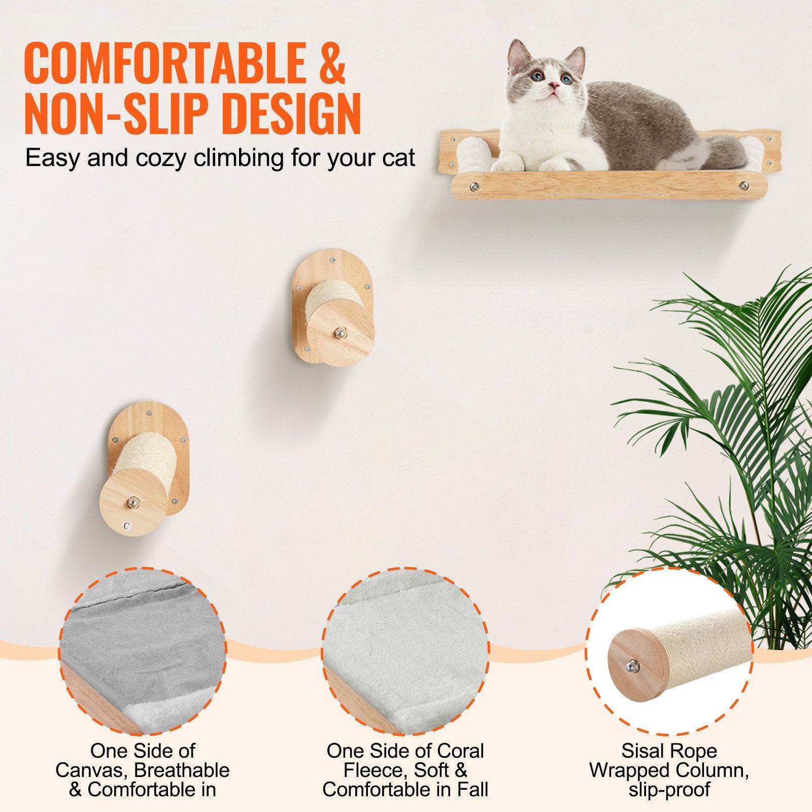 Wall Mounted Cat Shelves