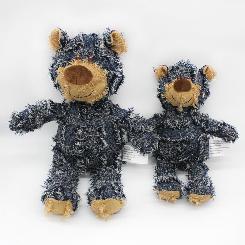 Bear Plush Squeaker Toy