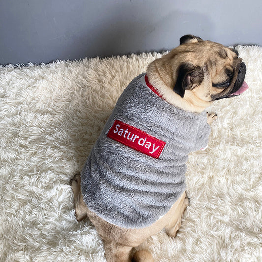 Pet's Sweater for Dogs and Cats Grey