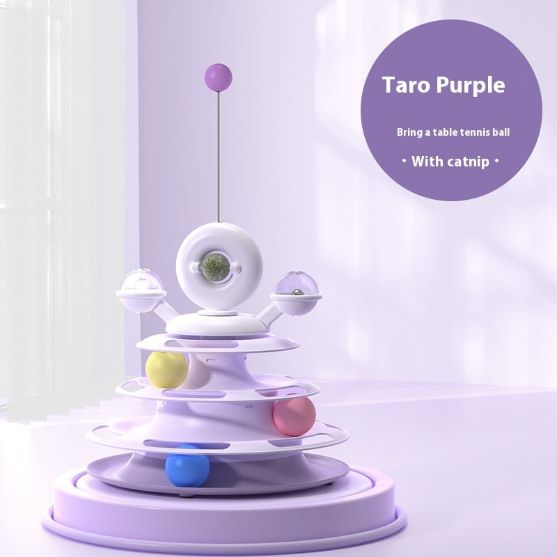 "4-Level Cat Toy Tower