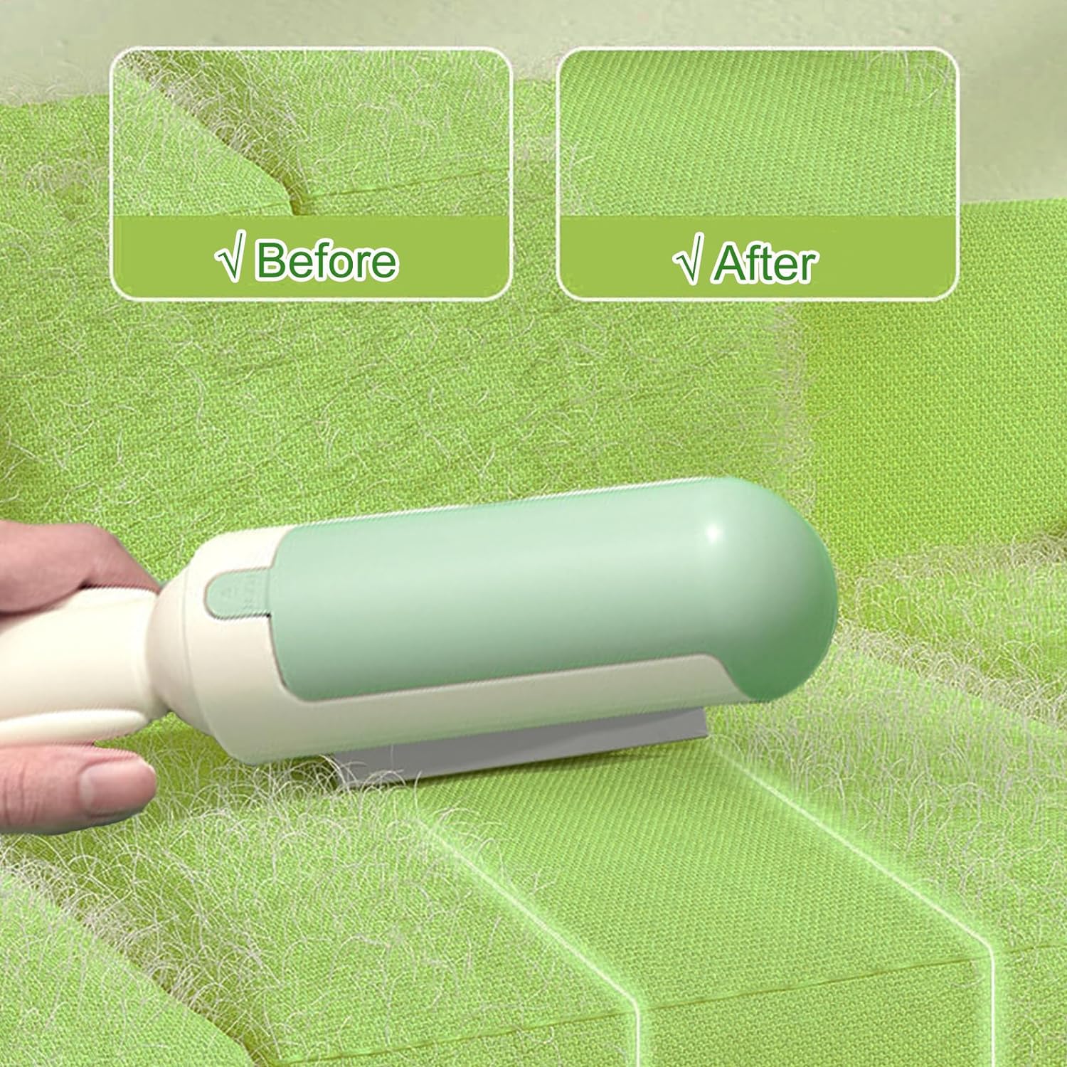 Reusable Pet Hair Remover For Couch, Bedding & More - Easy And Effective Dog Hair Removal