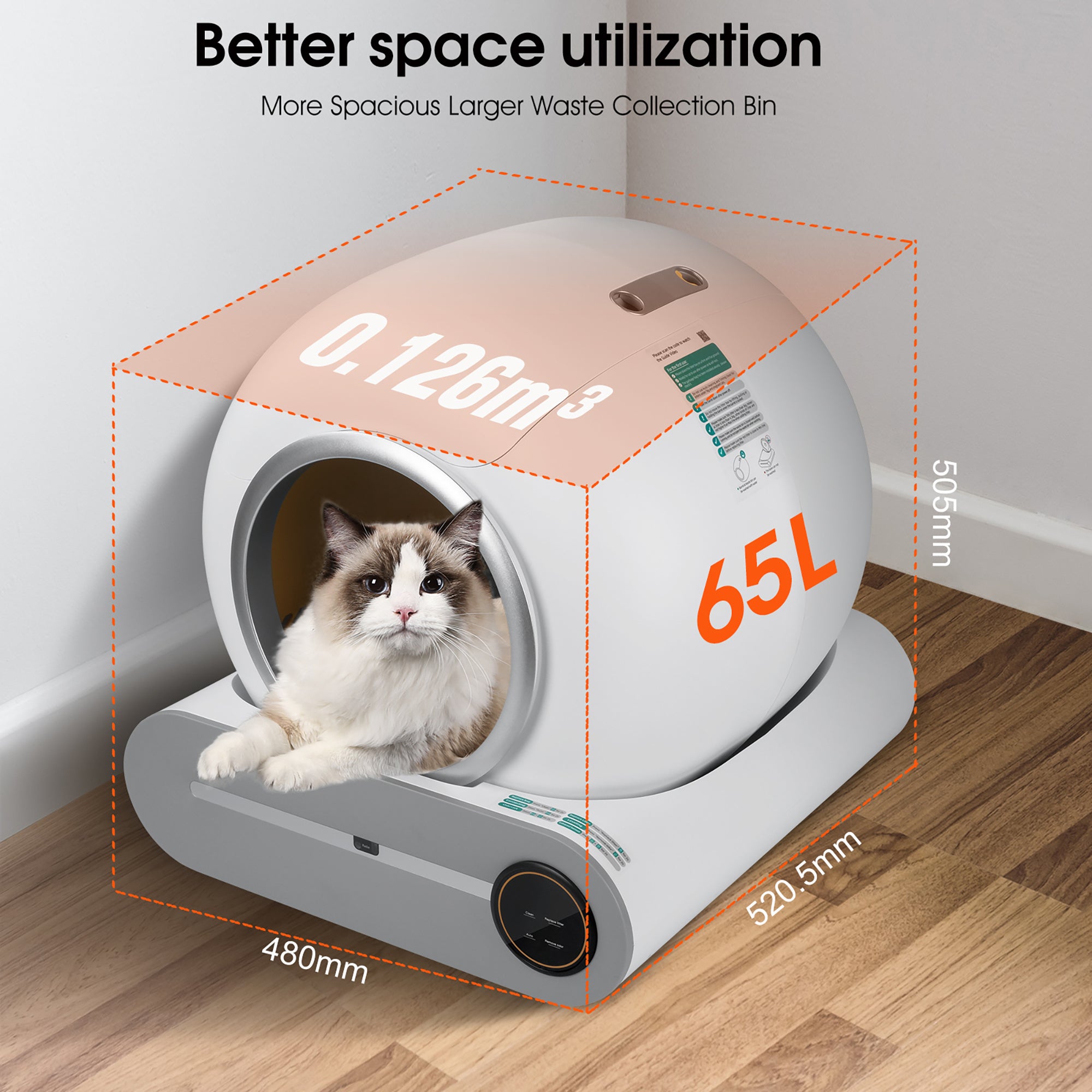 Smart Self-Cleaning Litter Box