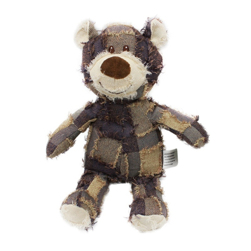 Bear Plush Squeaker Toy