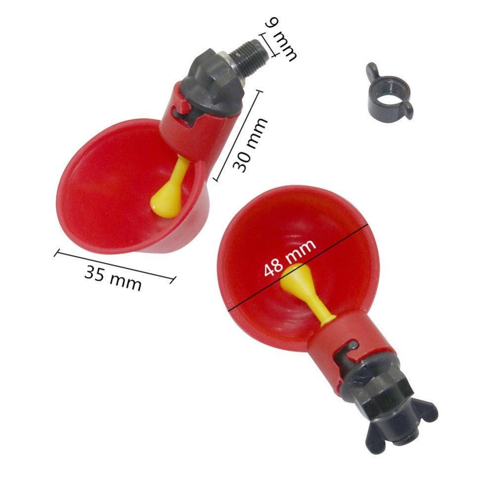 Chicken and bird drinking fountains