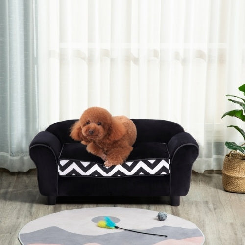 PawHut Dog & Cat Sofa Bed For XS-Sized Dogs, Cat Sofa With Soft Cushion