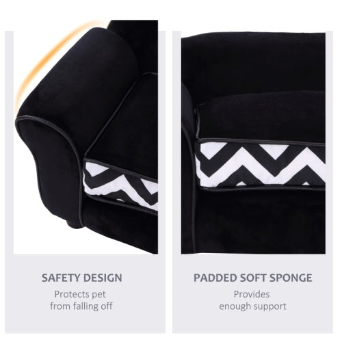 PawHut Dog & Cat Sofa Bed For XS-Sized Dogs, Cat Sofa With Soft Cushion