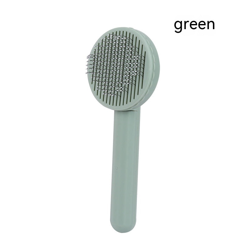 Round Head Self-cleaning Massage Pet Comb