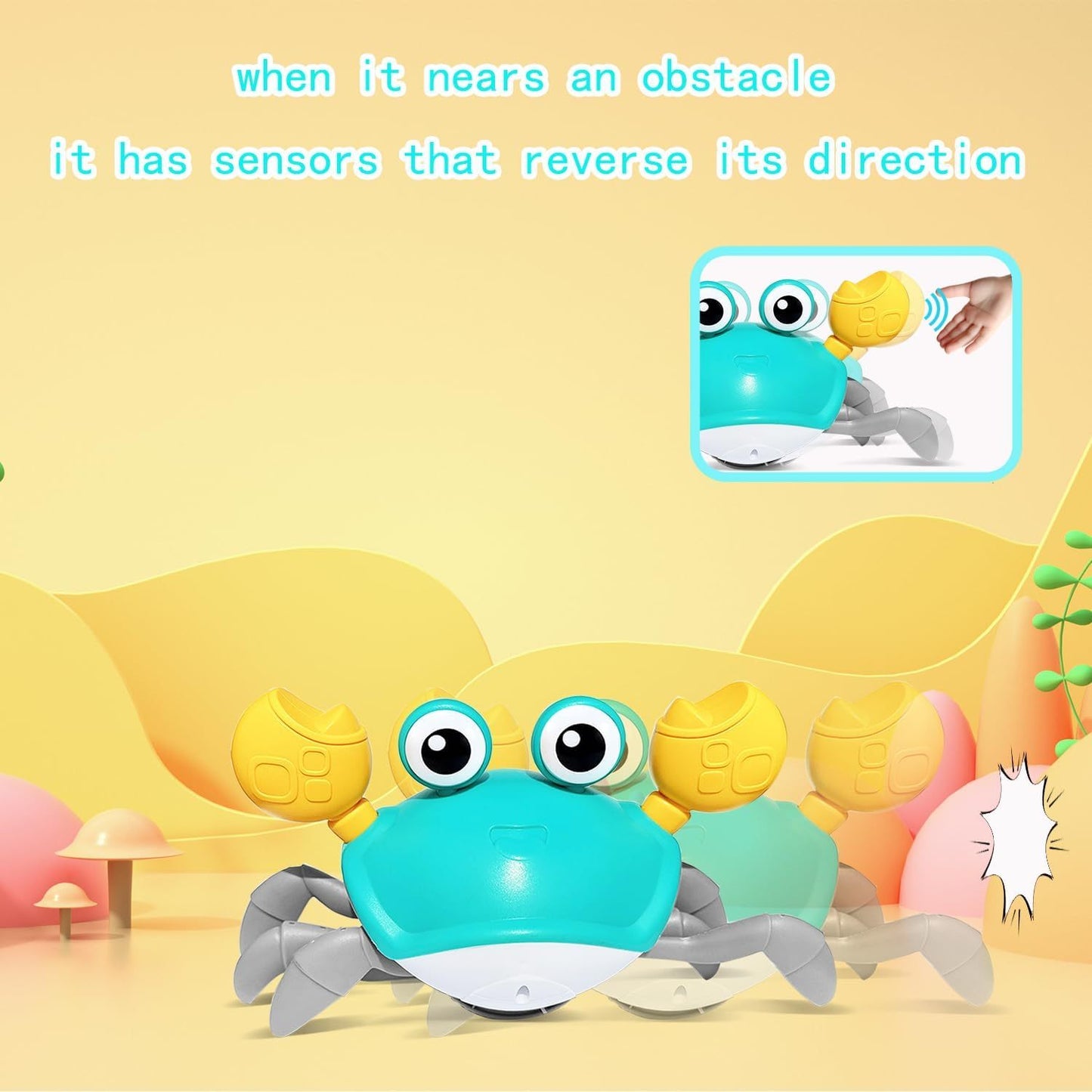Interactive Crawling Crab Toy