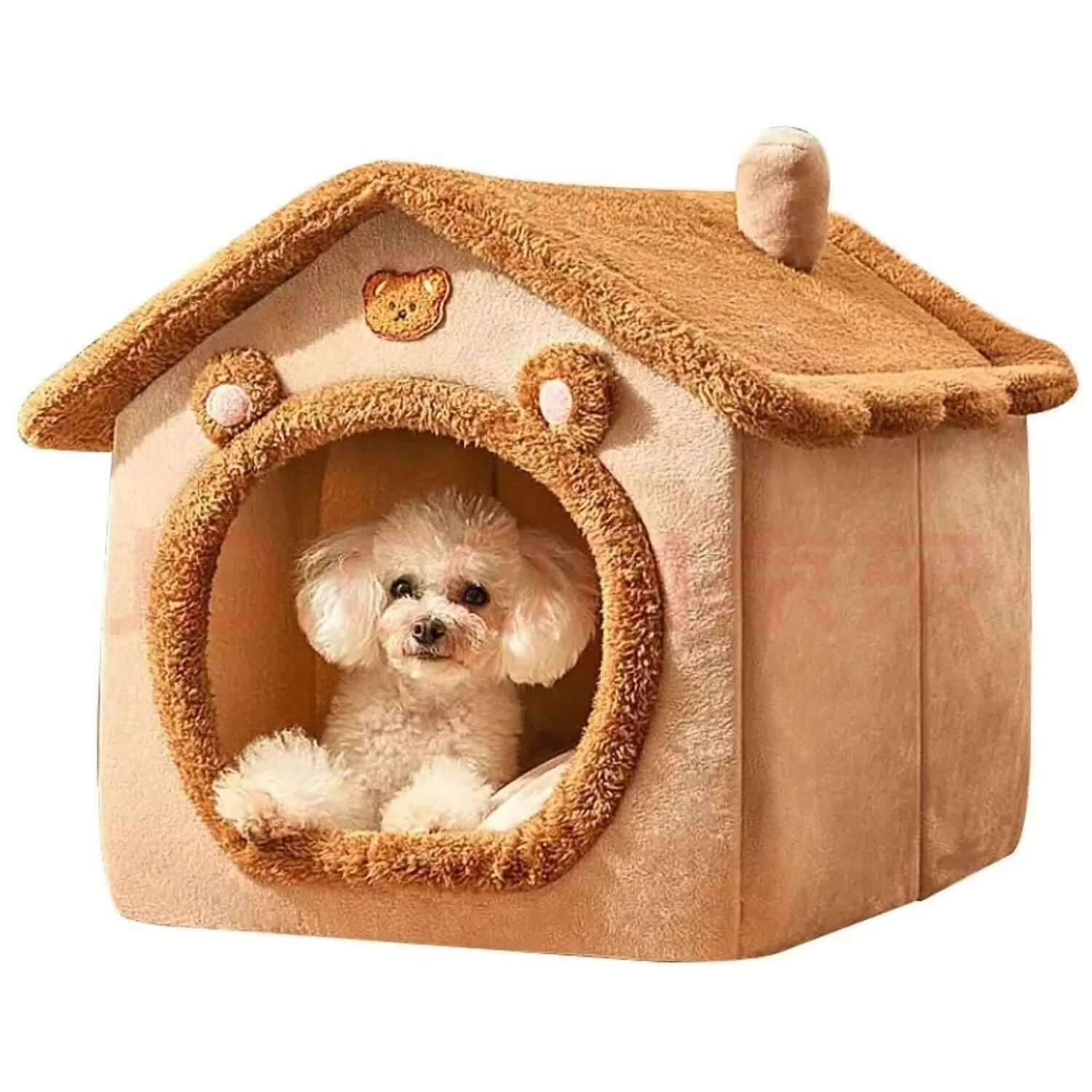 Warm Washable Pet House Soft Pet Bed
