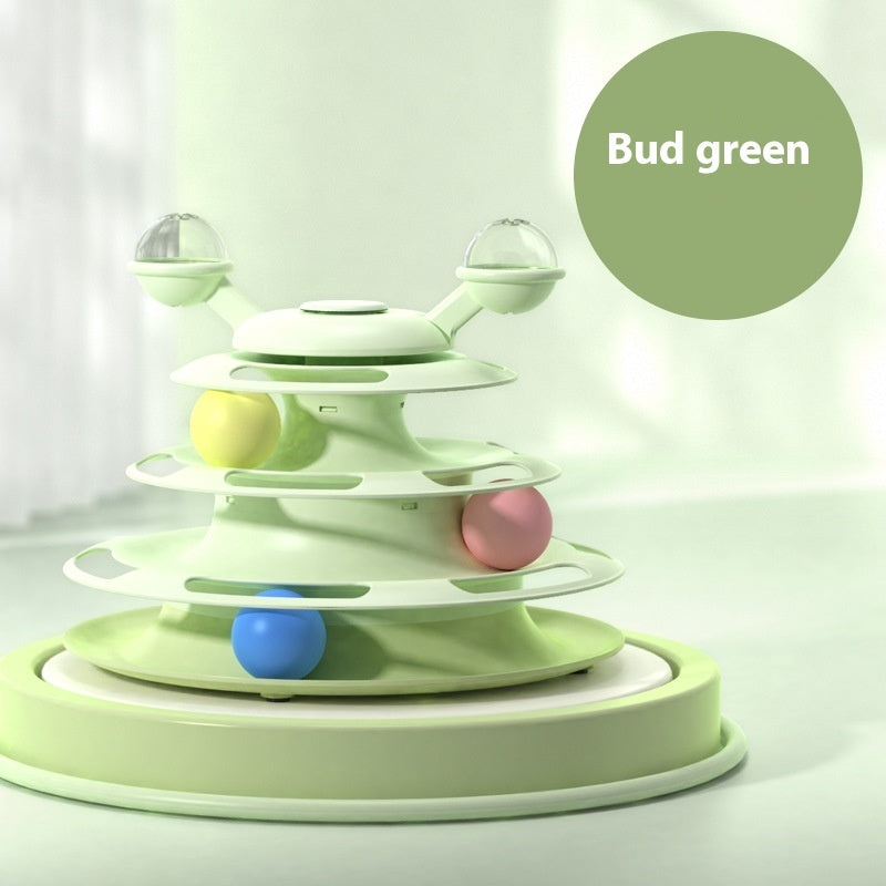 "4-Level Cat Toy Tower