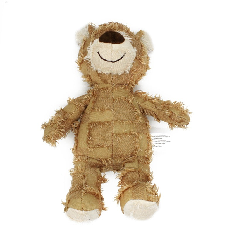 Bear Plush Squeaker Toy