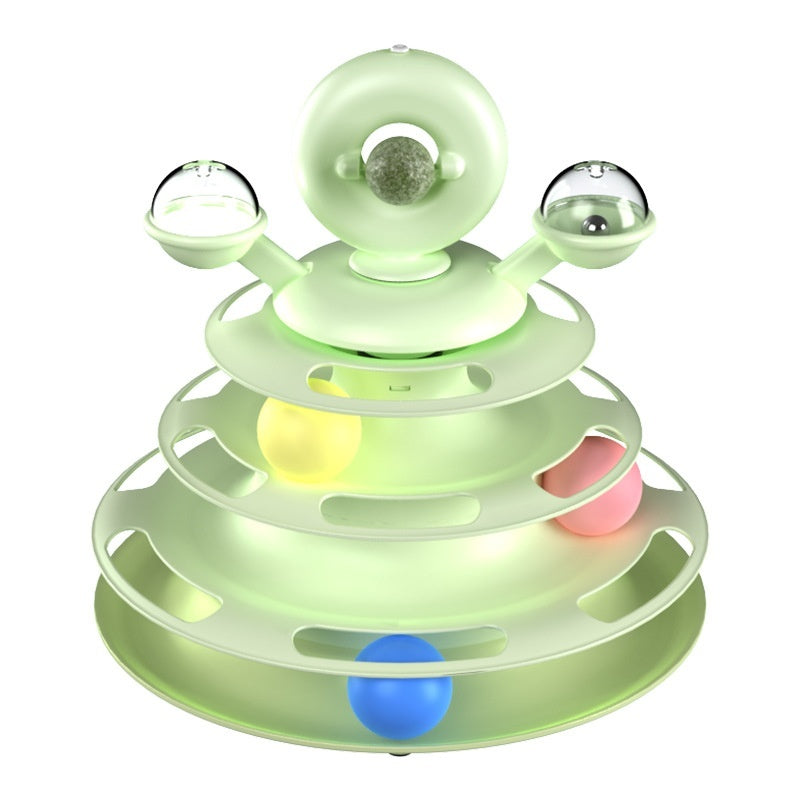 "4-Level Cat Toy Tower