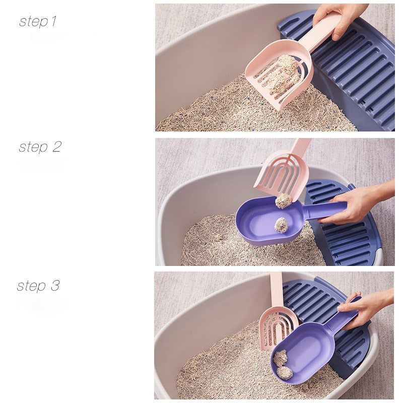 Self-Cleaning Litter Scoop