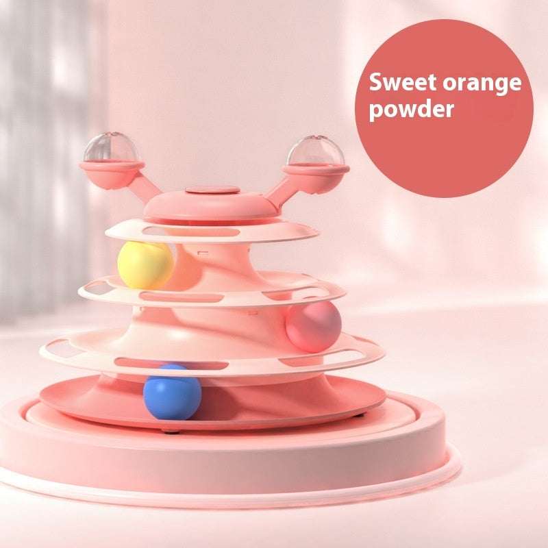 "4-Level Cat Toy Tower