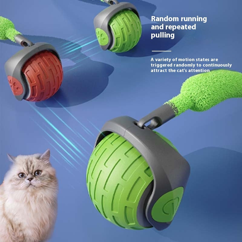 Auto Rolling Cat Toy Ball