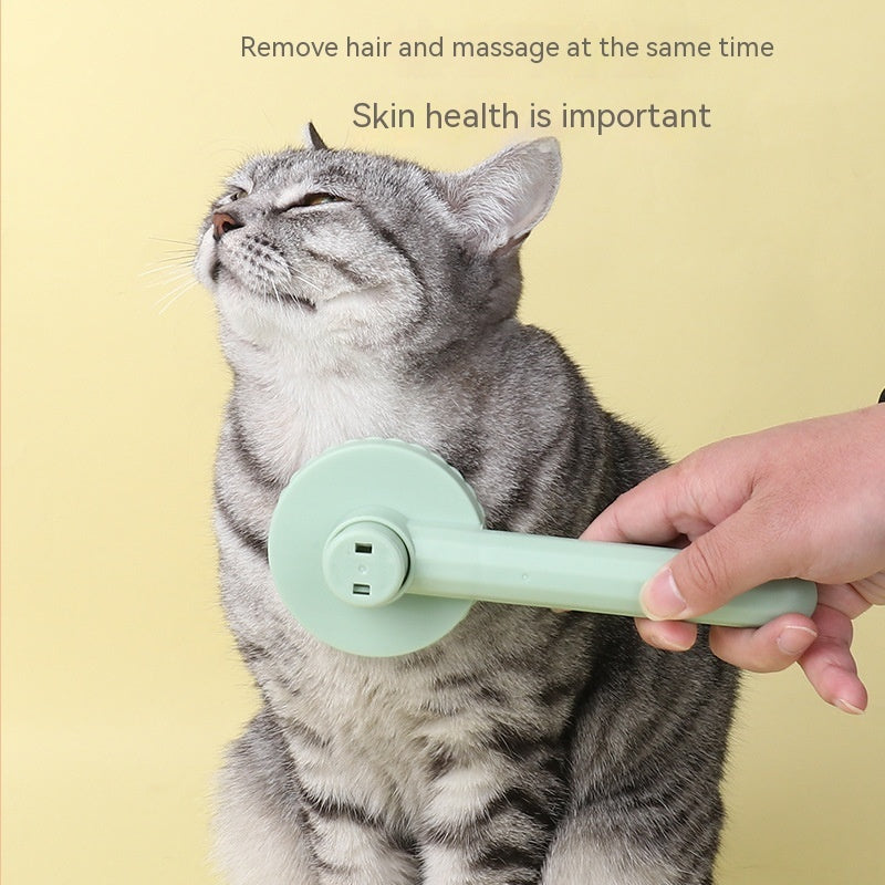 Round Head Self-cleaning Massage Pet Comb