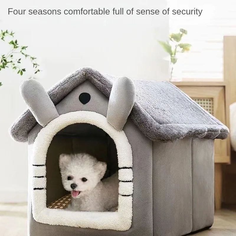 Warm Washable Pet House Soft Pet Bed