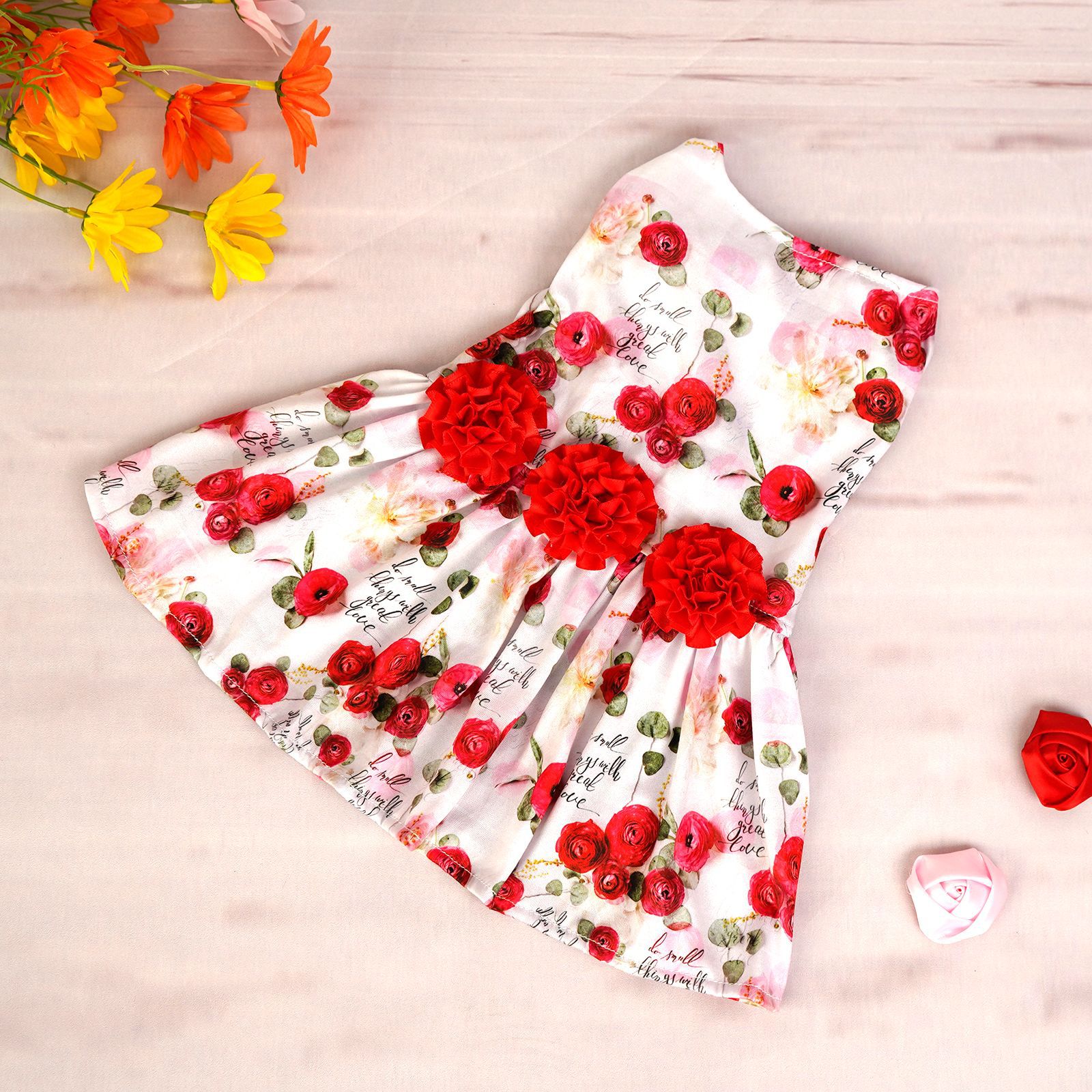 Printed Dogs And Cats Skirt