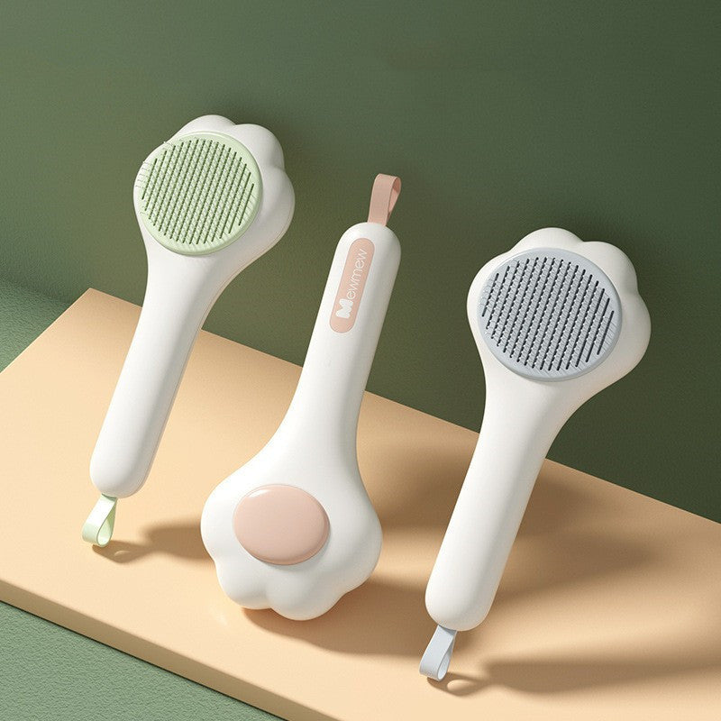Cute Claw Pet Self Cleaning Comb