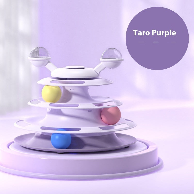 "4-Level Cat Toy Tower