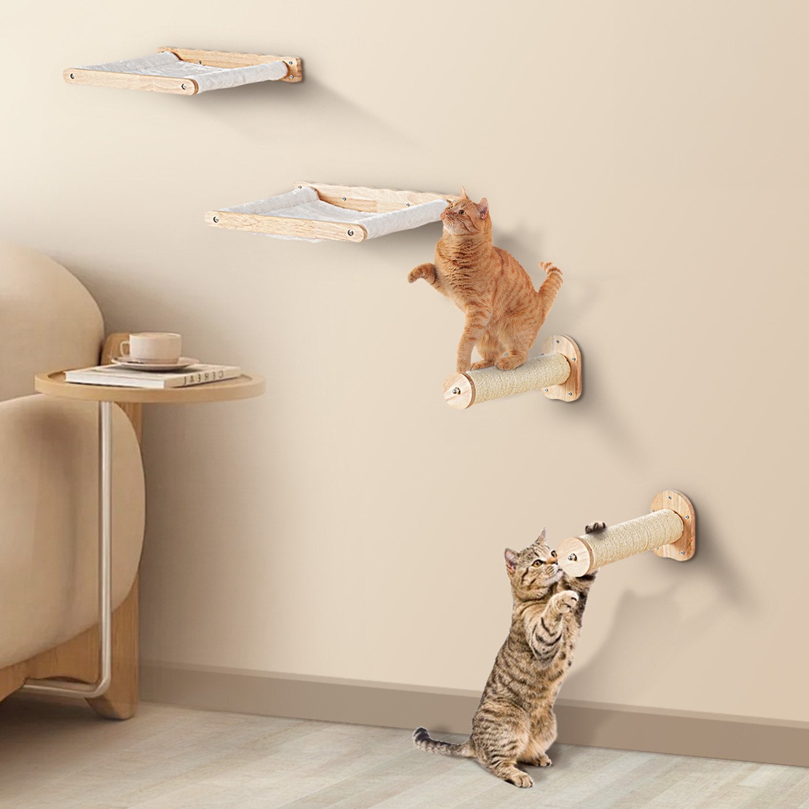 Wall Mounted Cat Shelves