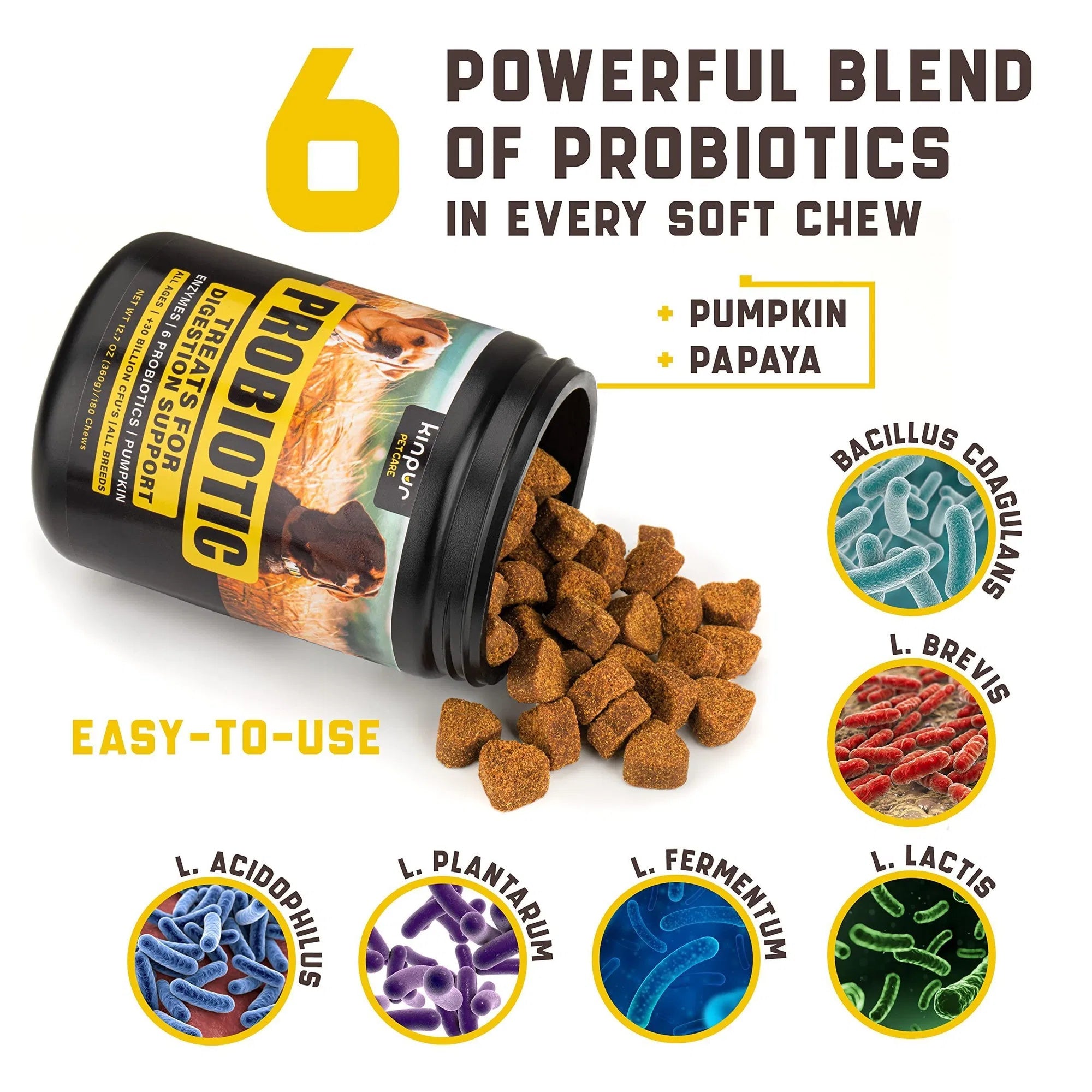 Dog Probiotics Chews 180ct